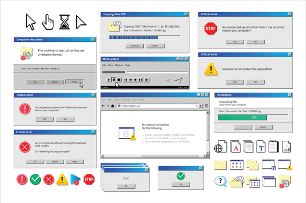 Internet explorer designs user interface